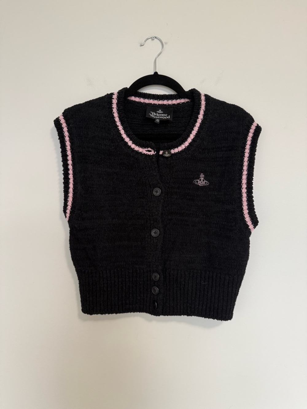 Vivienne Westwood Knit Vest Black XS